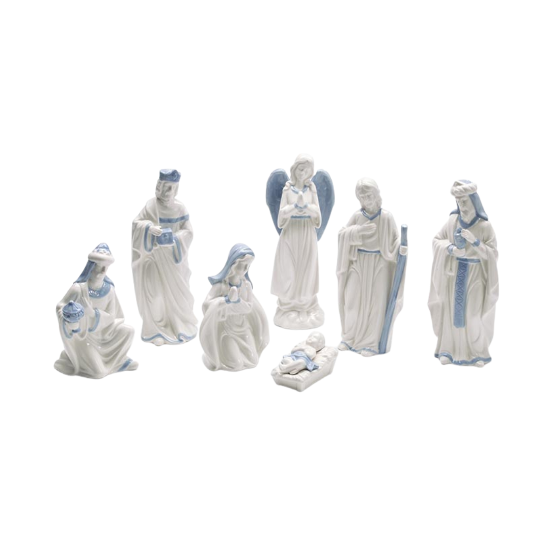 Burton and Burton Ceramic Nativity Set