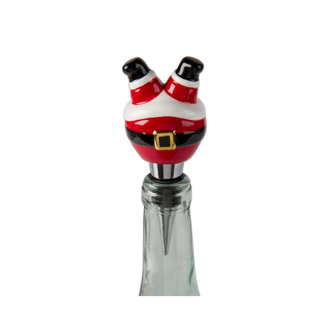 Jolly Santa Bottle Stopper