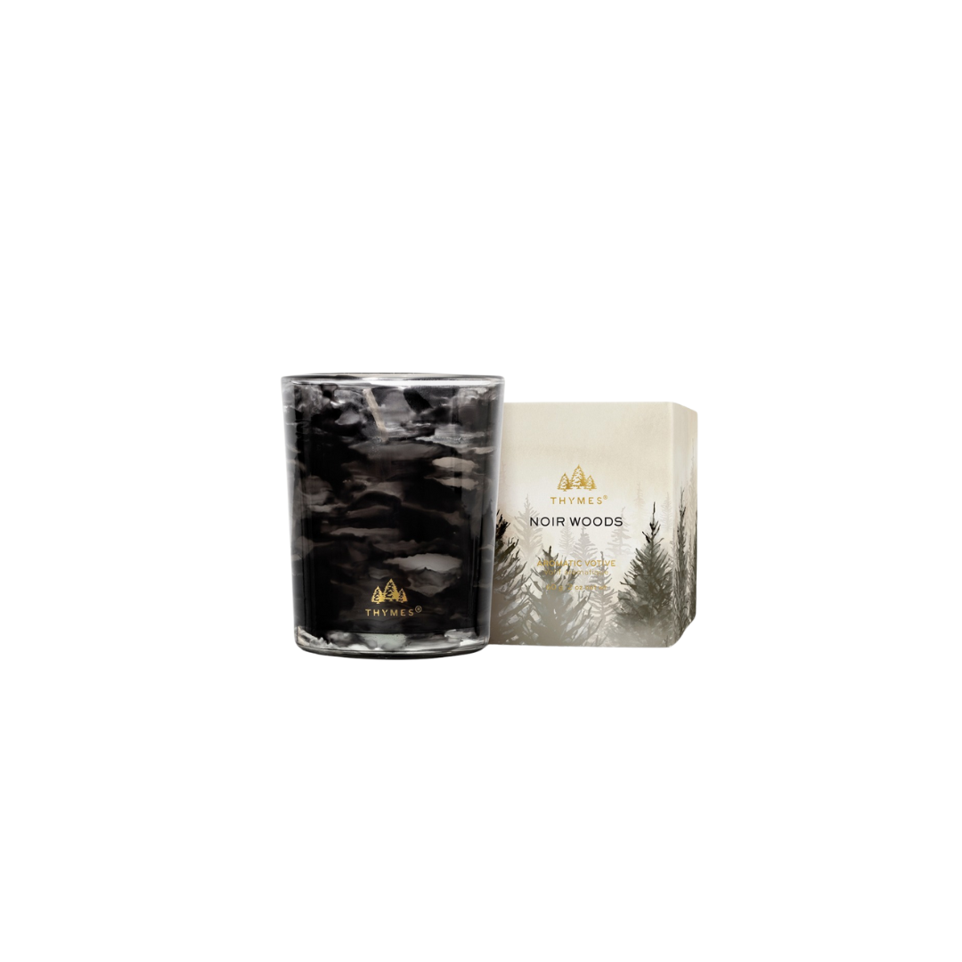 Thymes Noir Woods Votive Candle 2oz