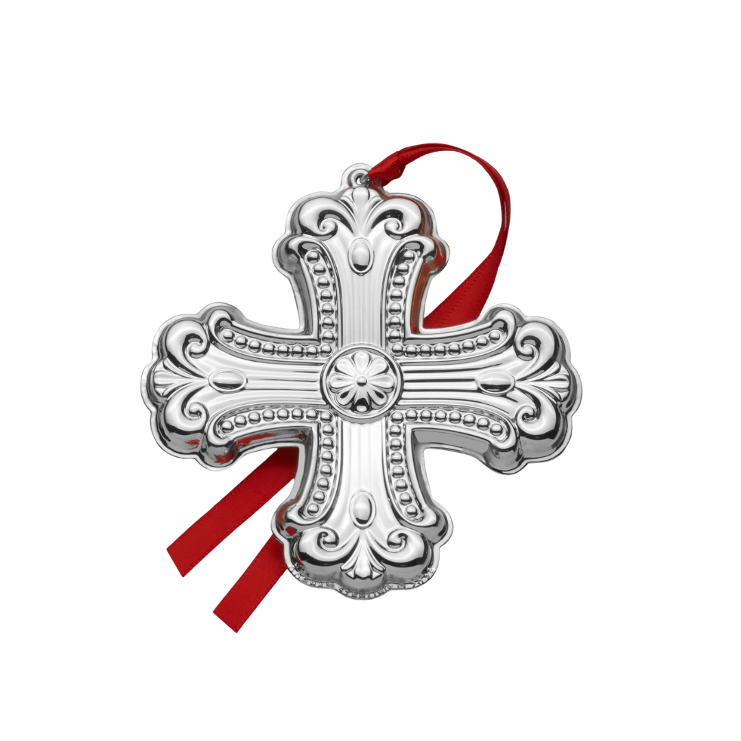 Gorham 2025 Sterling Cross Ornament - 12th Edition