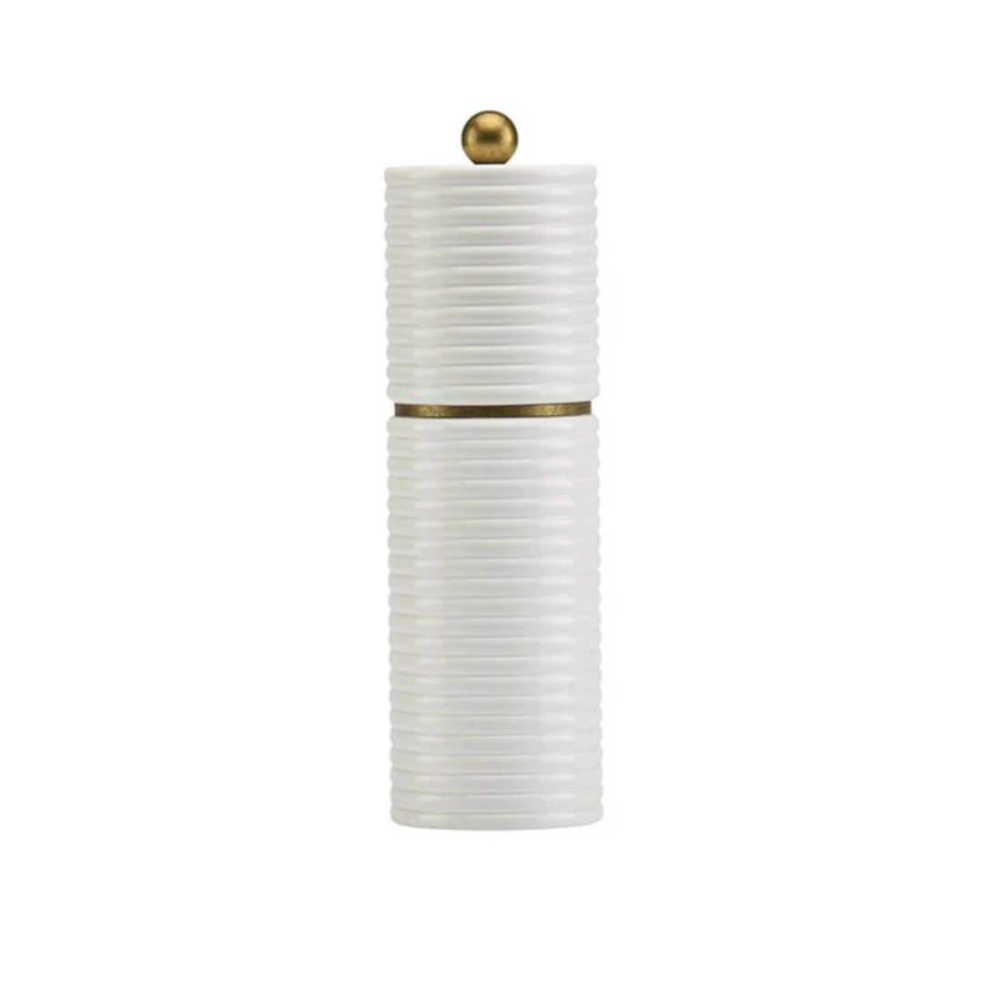 Addison Ross 18cm Salt and Pepper Grinder- White