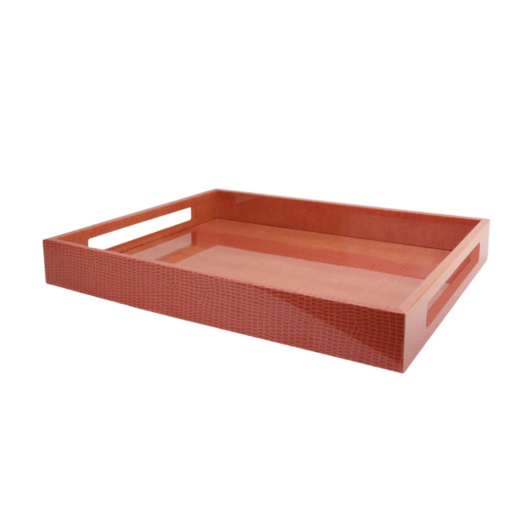 Addison Ross 16 x 14 Tray- Orange Crock
