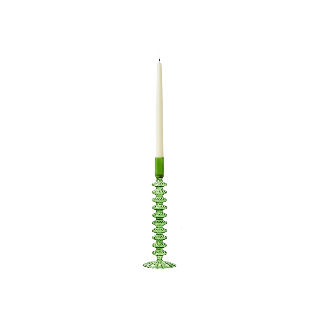 Glass Candlestick Holders