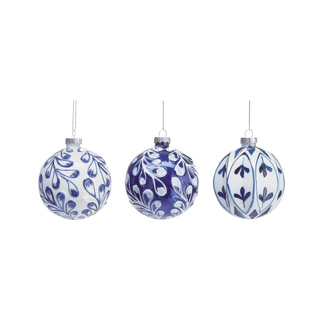 Blue Glass Ornaments