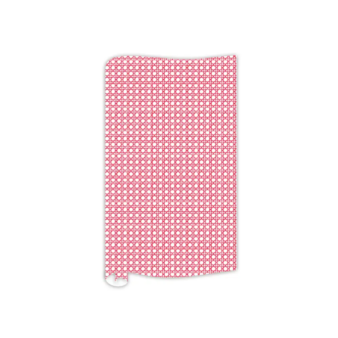 Red Cane Trellis Wrapping Paper