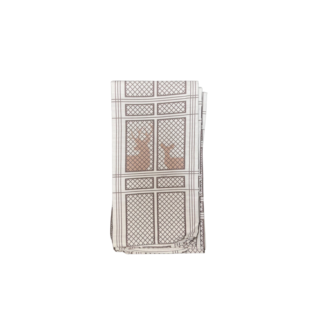 Lattice Deer Hand Towel