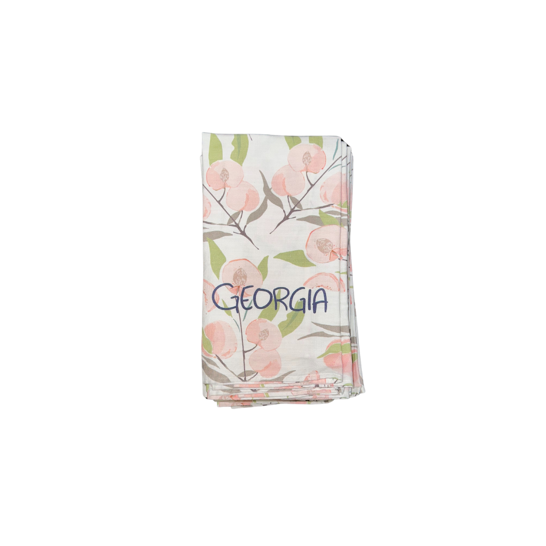 Georgia Peach Hand Towel