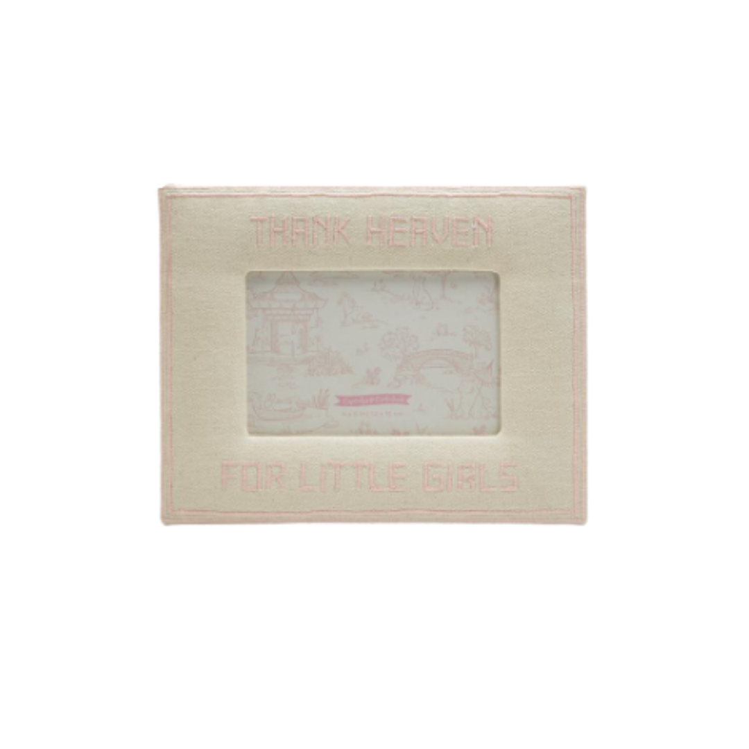 Thank Heaven for Little Girls Photo Frame - 4x6