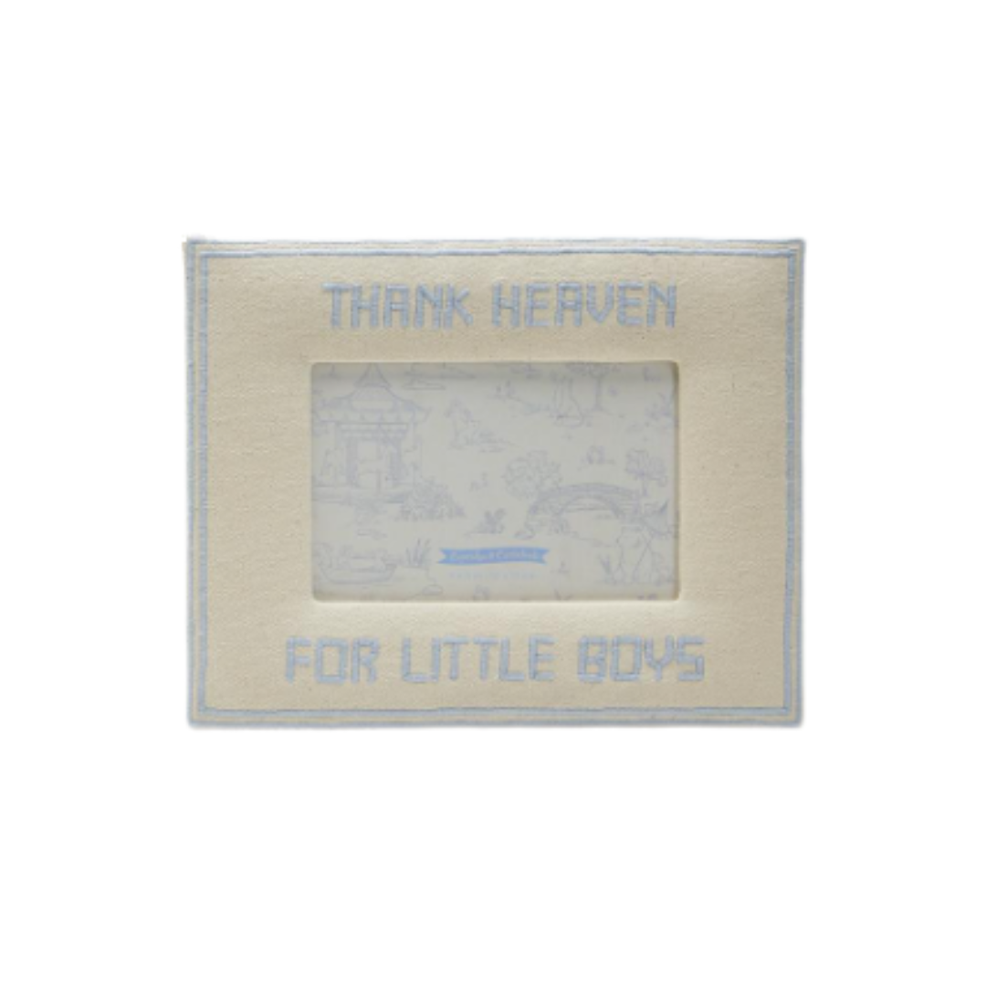 Thank Heaven for Little Boys Photo Frame - 4x6