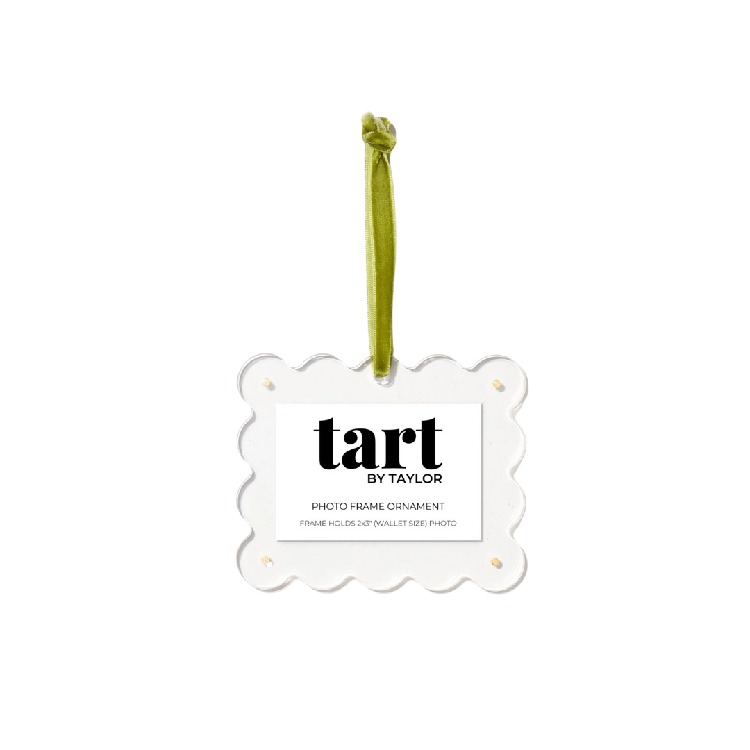 Tart By Taylor Clear Frame Ornament