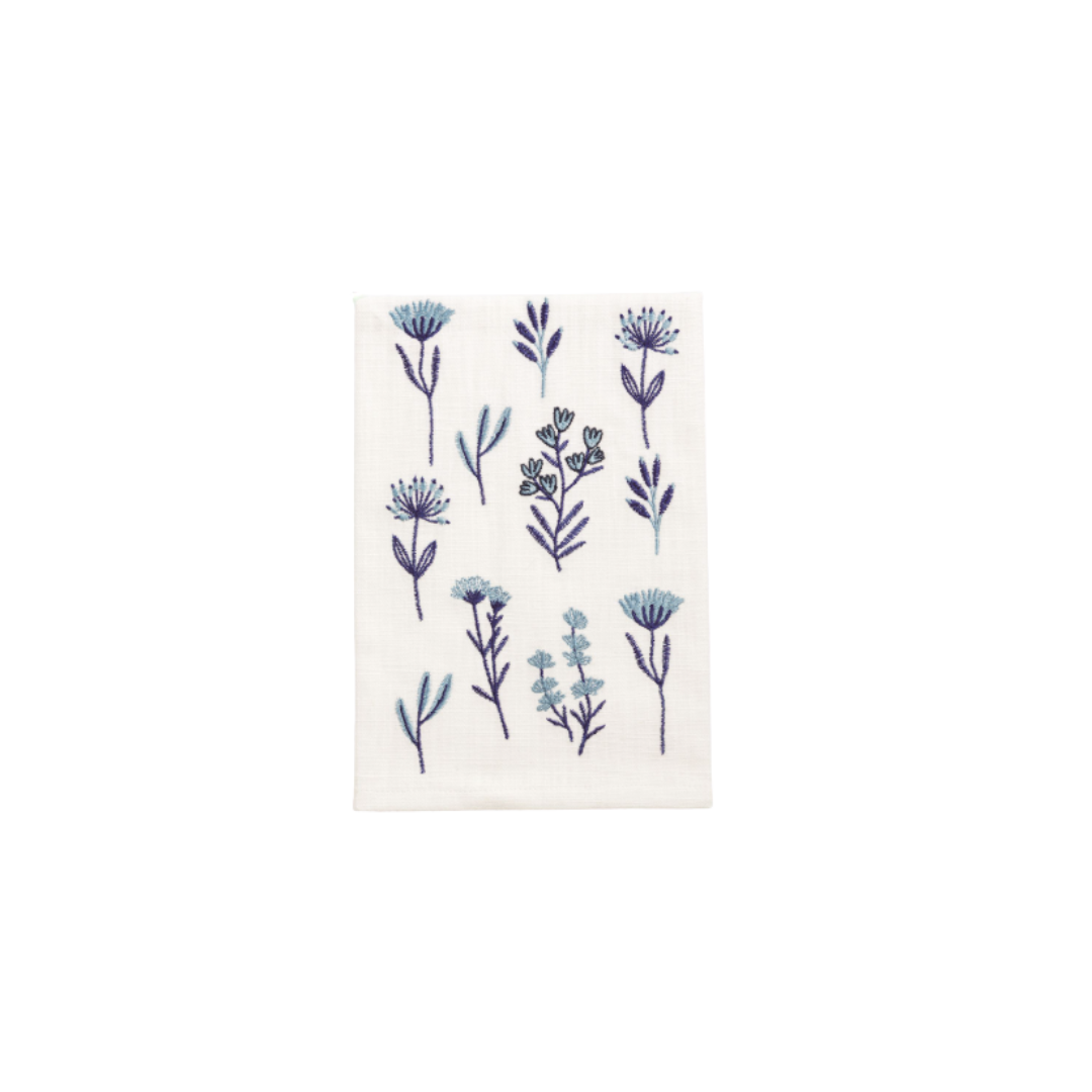 Blue All Over Flower Towel