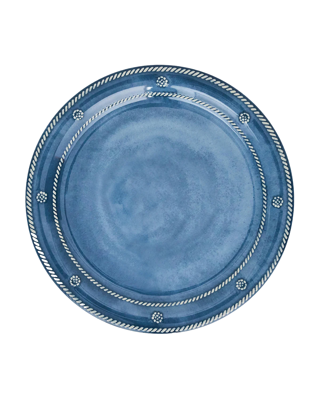 Juliska Berry & Thread Melamine Dinner Plate - Ocean