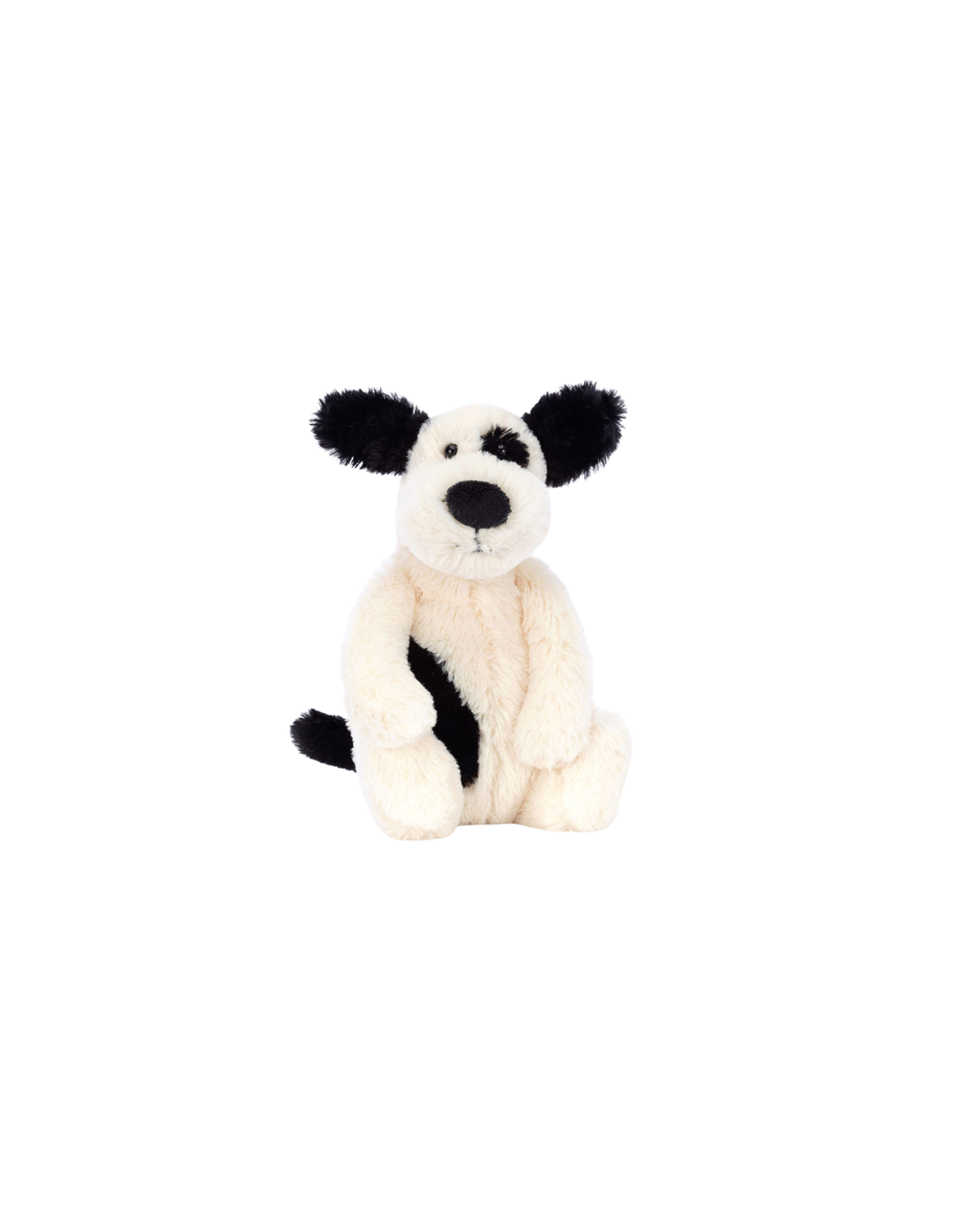 Jellycat Bashful Black & Cream Puppy Little - Small