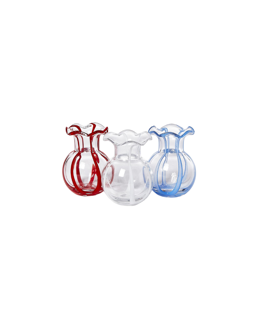 Ruffled Ribbon Vase