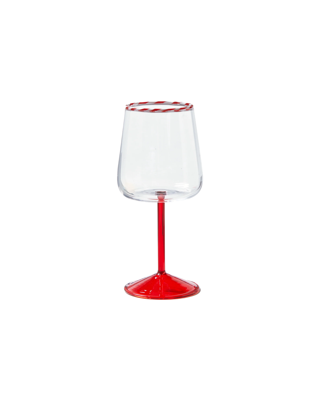 Peppermint Stripe All Purpose Wine Glass