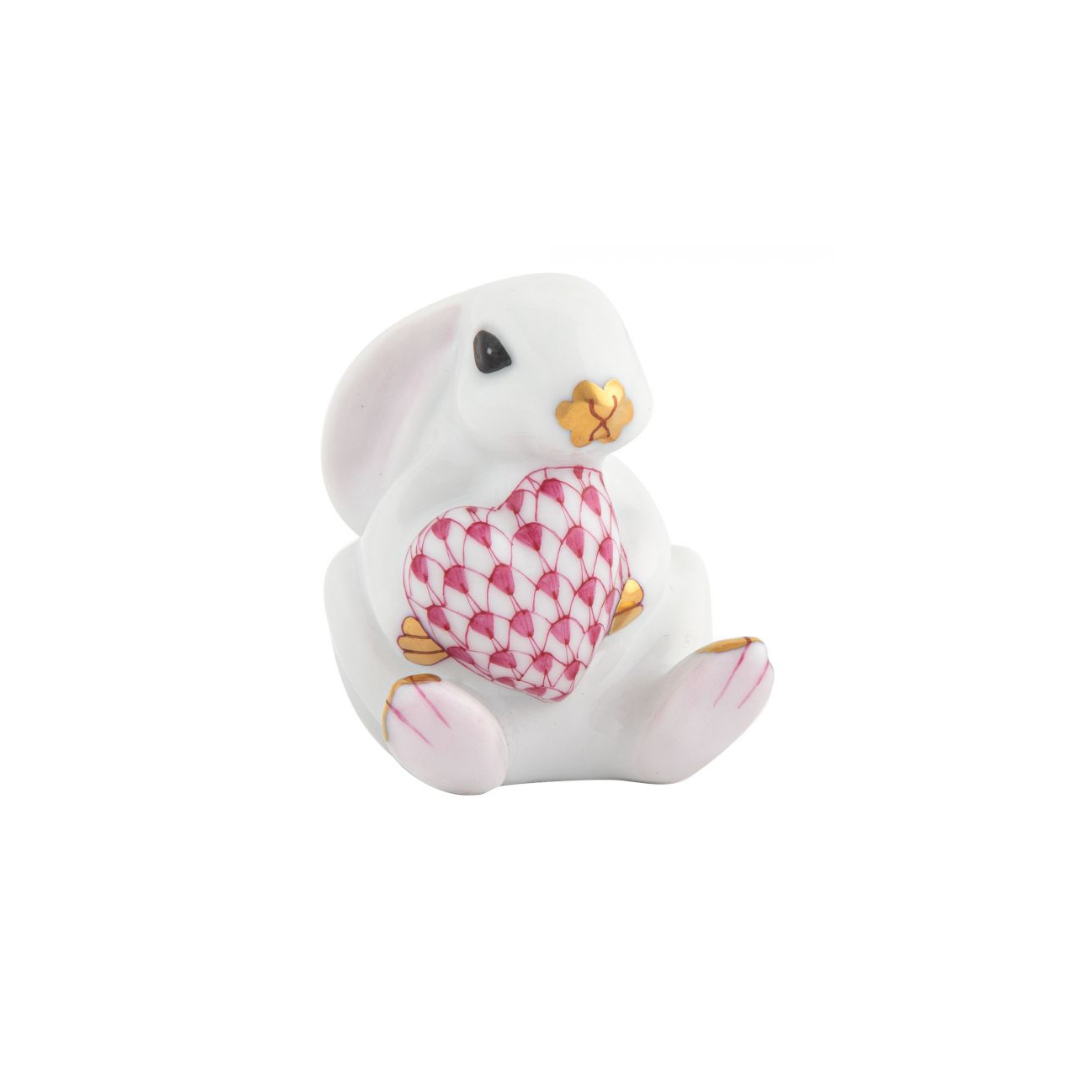 Bunny with Heart- White Raspberry