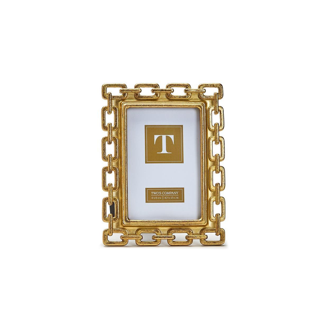 4x6 Gold Chain Frame