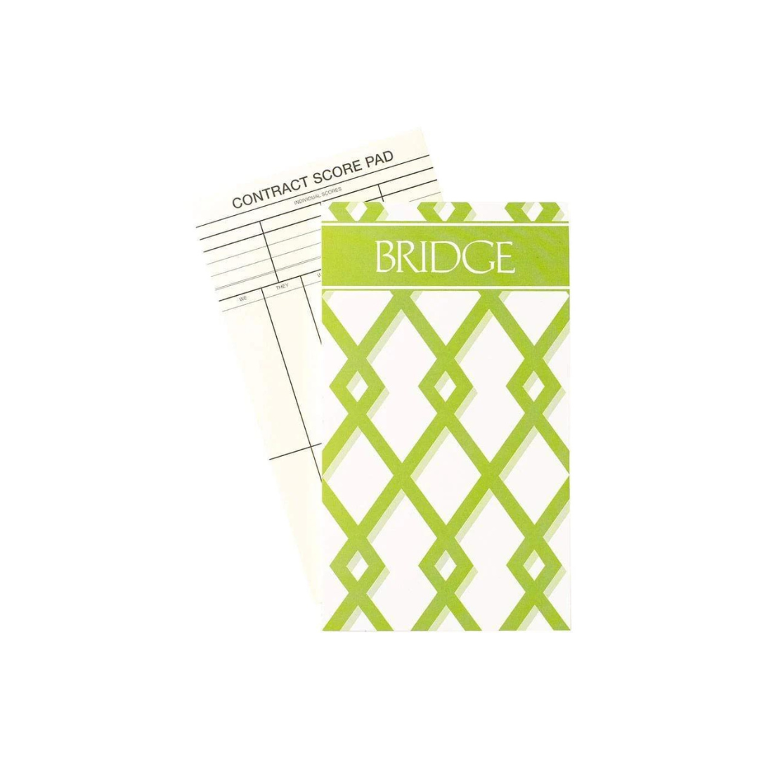 Caspari Trellis Bridge Score Pad