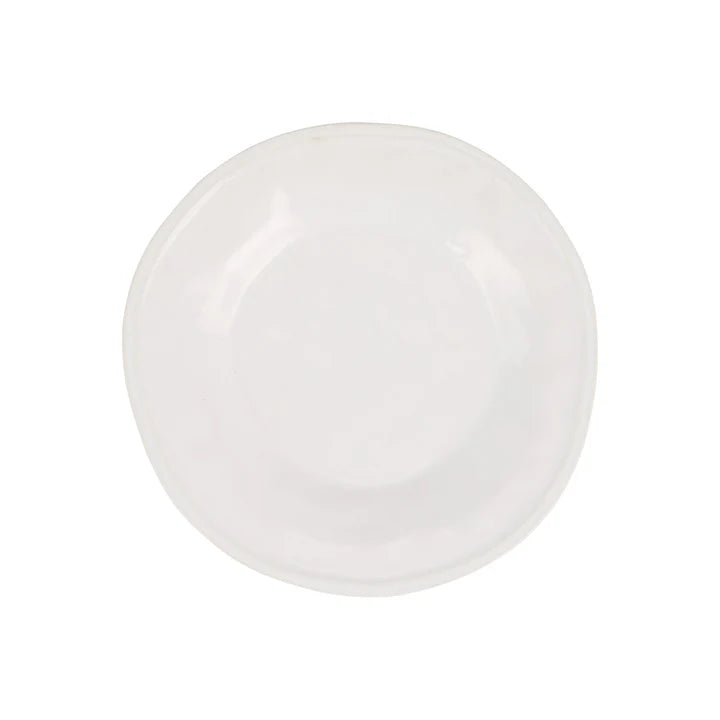 Vietri Aria White Salad Plate