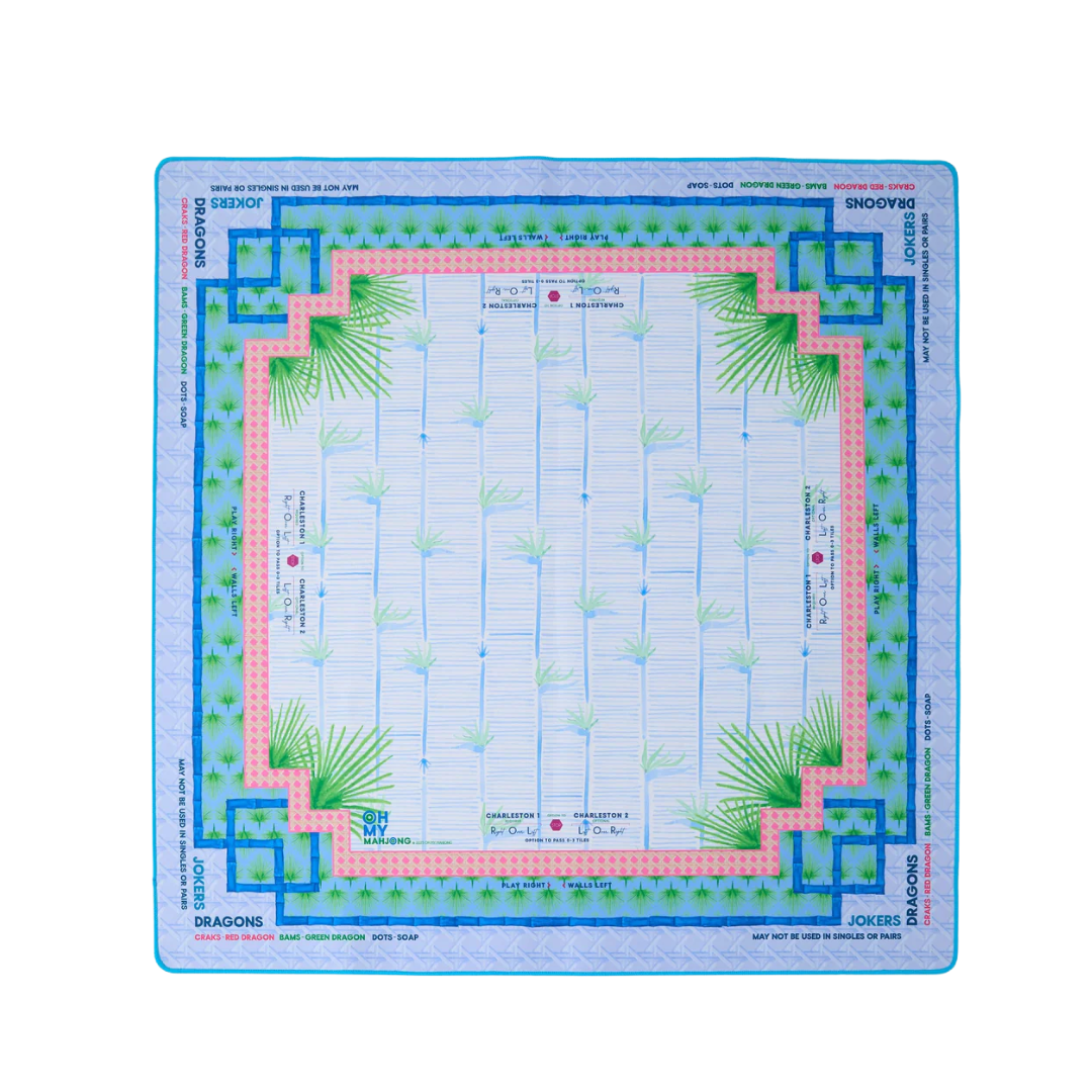 Oh My Mahjong Palm Paradise Mahjong Mat