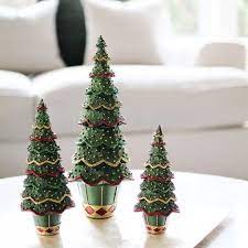 7" Seville Cone Tree with Rib Base (Dark Champagne)