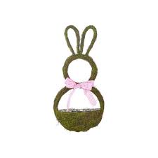 24" Bunny Wreath Basket