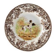 Woodland Dogs Dinner 10.5" Pointer