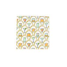 Caspari Deco Cocktails - Cocktail Napkin
