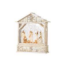 10" Nativity Musical Lighted Water Creche