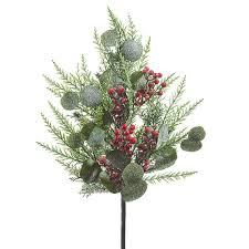 17.5" Holly and Pine Pick