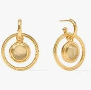 Astor 6-in-1 Charm Earring - Iridescent Champagne Gold