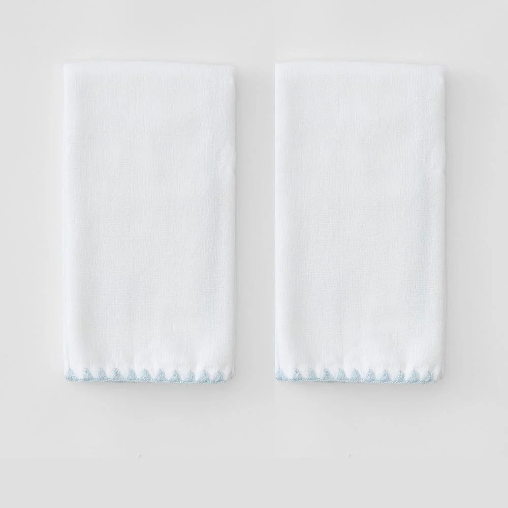 Stitched Edge Long Powder Bath Towel