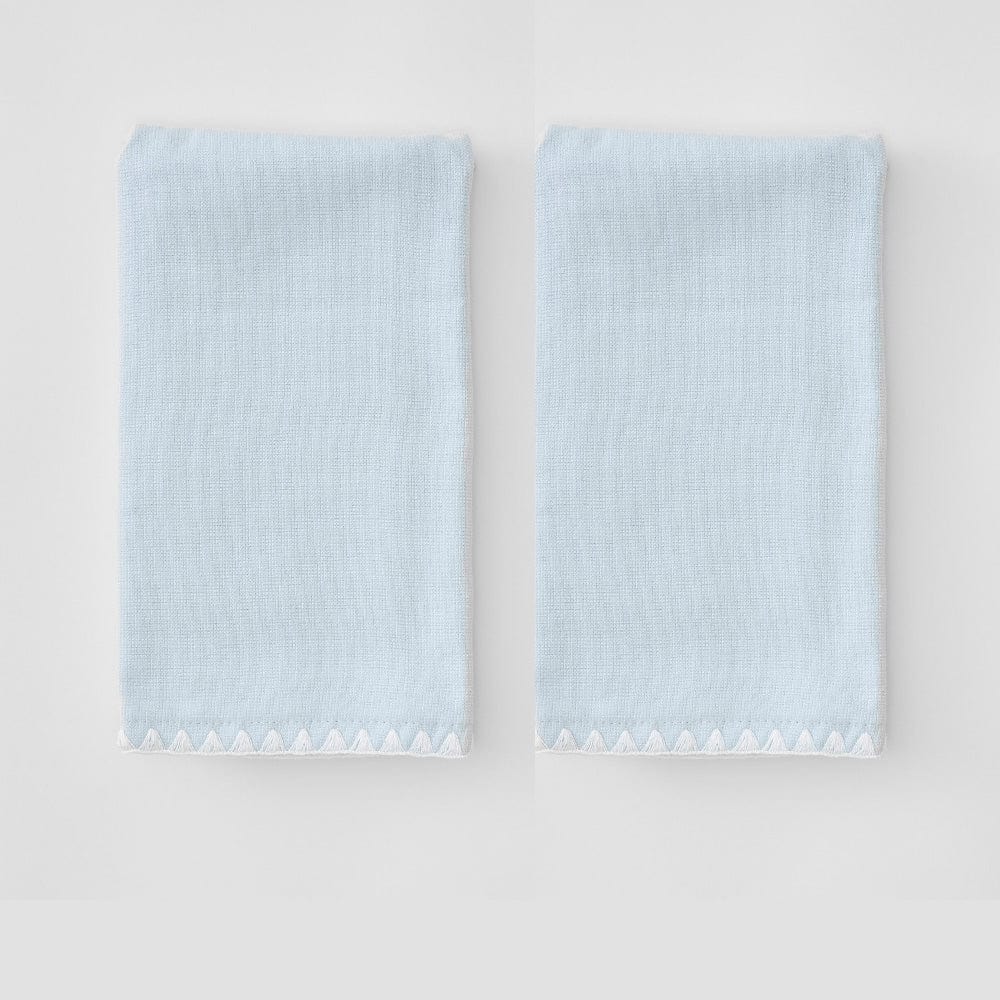 Stitched Edge Long Powder Bath Towel