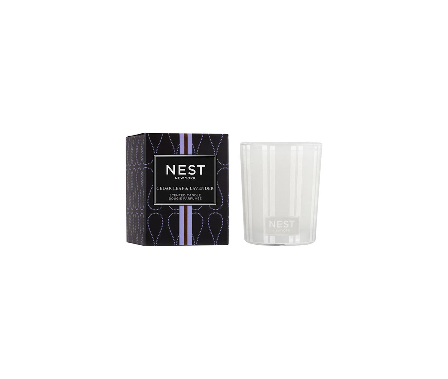 Nest Votive Candle - Cedar Leaf and Lavender