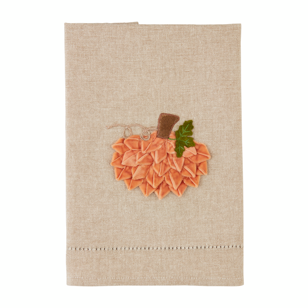 Velvet Ribbon Pumpkin Towels