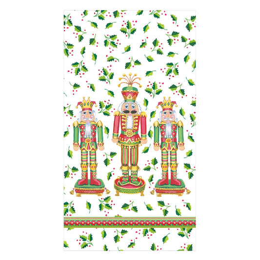 Caspari Nutcracker Christmas Guest Napkin