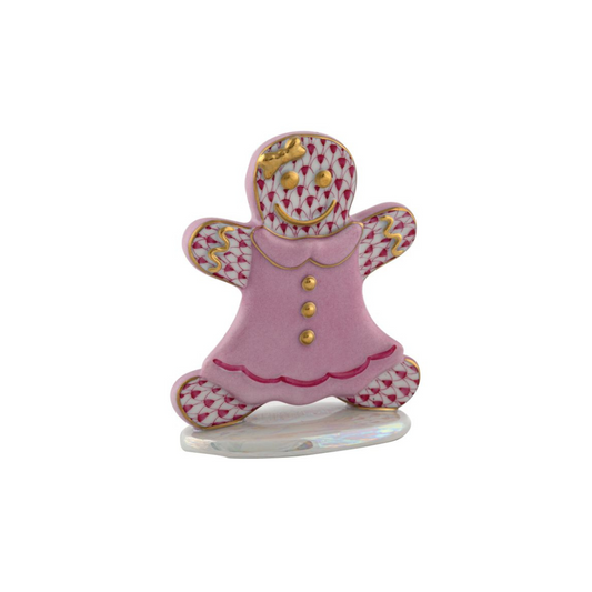 Herend GIngerbread Girl - Raspberry