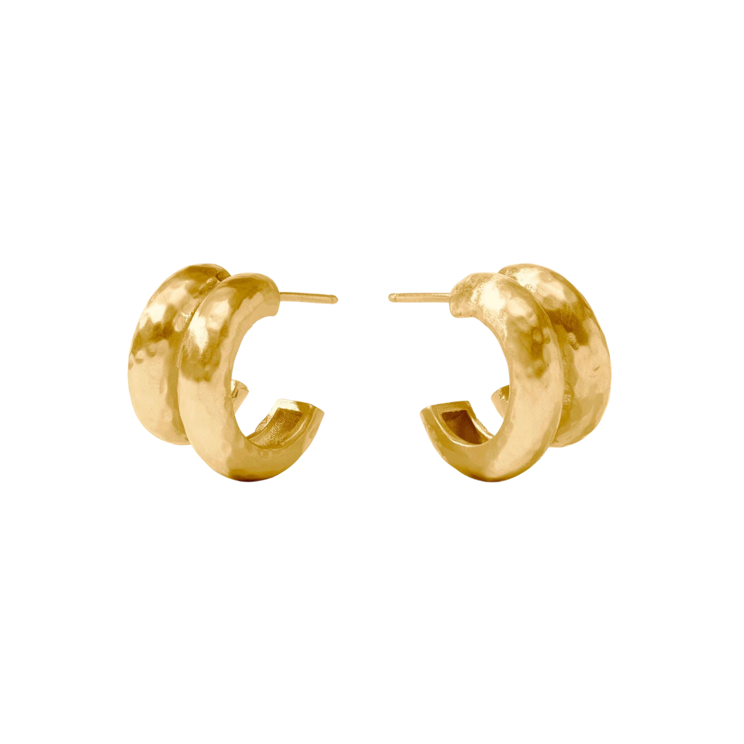 Julie Vos Havana Gold Double Hoop - OS