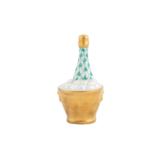 Herend Green Champagne Bucket