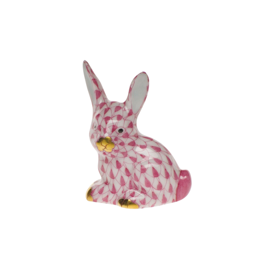 Herend Raspberry Miniature Rabbit