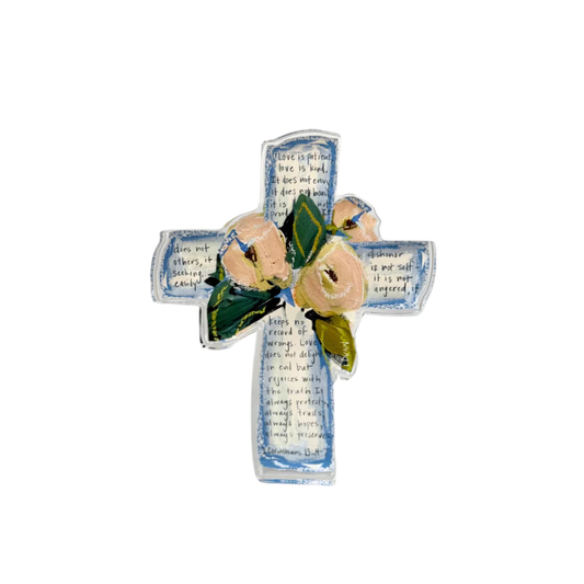 Lauren Dunn Marriage Acrylic Cross
