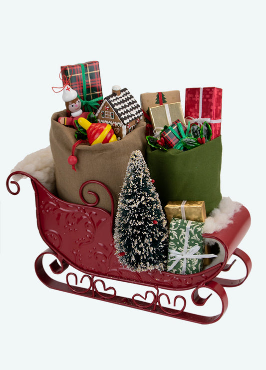 Sleigh Filled with Toys