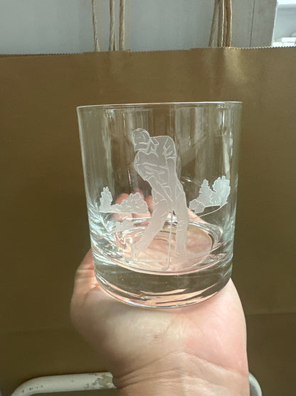 Julie Wear Golf Double Old Fashioned Glasses