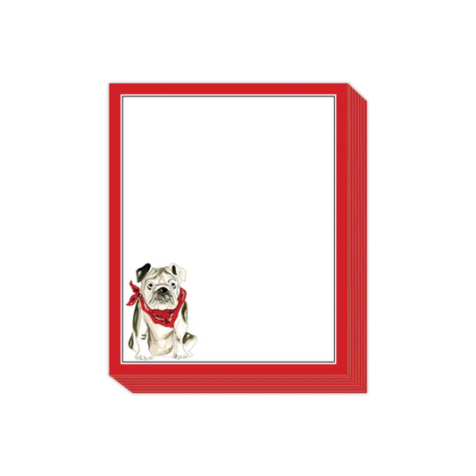 Short Stack Pad - Bulldog with Red Banda