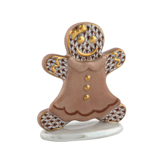 Herend Gingerbread Girl - Chocolate