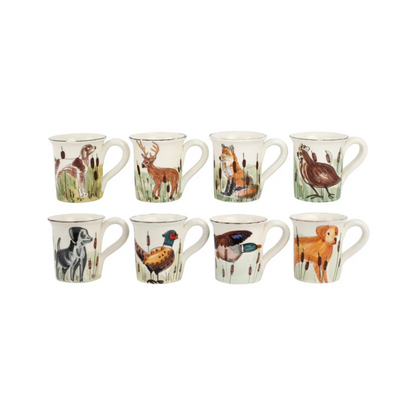 Vietri Wildlife Assorted Mugs