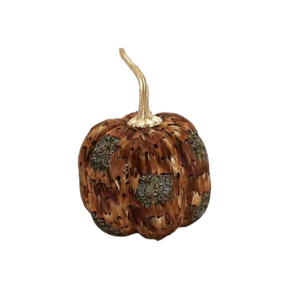 Pheasant Feather Pumpkins
