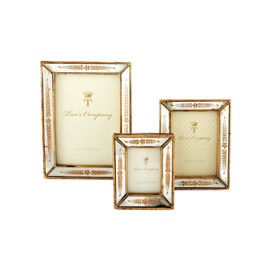 Verona Gold Leaf Mirror Photo Frames