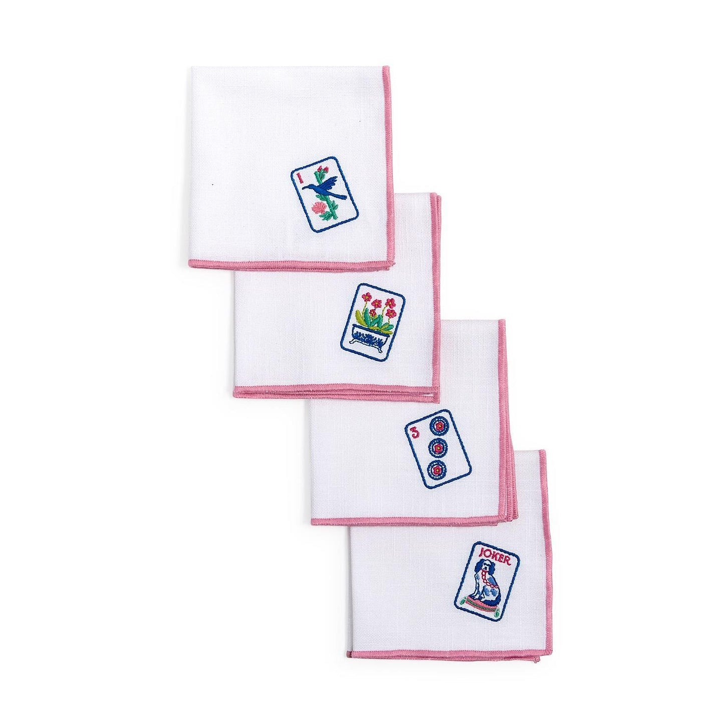S/4 Mahjong Cloth Napkin