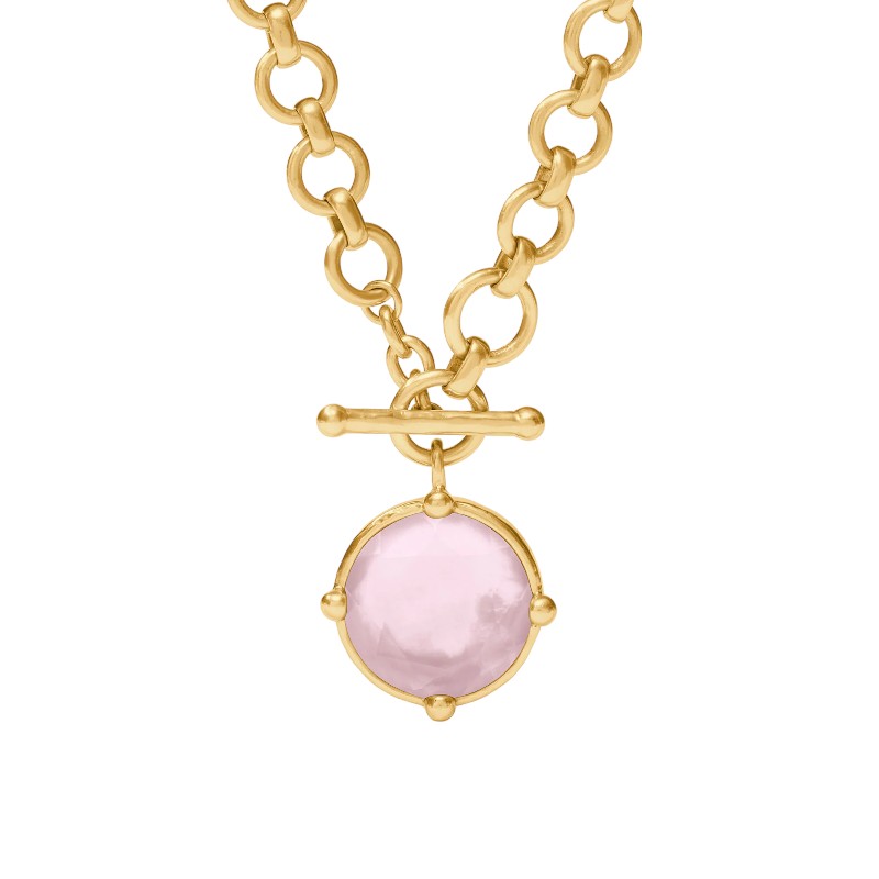 Julie Vos Honeybee Demi Necklace-Iridescent Rose-OS